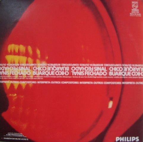 Image of Back Cover of LP - VG/VG - CHICO BUARQUE, Sinal Fechado (Philips; 6349 122, Brazil 1974), ,  - 2516206C