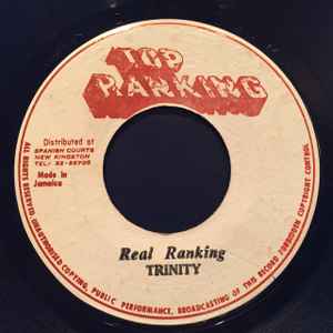 Image of Front Cover of 7" - /VG - TRINITY, Real Ranking (Top Ranking; none, Jamaica ), Light pressing dents.,  - 2556122S