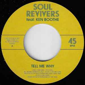 Image of Front Cover of 7" - /EX - SOUL REVIVERS FEAT: KEN BOOTHE, Tell Me Why / Tell Me Again (Acid Jazz; AJX602S, UK 2022), ,  - 2556128S