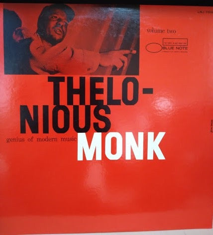 Image of Front Cover of LP - VG/VG+ - THELONIOUS MONK, Genius Of Modern Music Volume 2 (Blue Note; LNJ 70096, Japan 1977 Reissue, Insert, No Obi), Sleeve has some light edge wear and sticker damage. Disc is very clean!,  - 2516226C