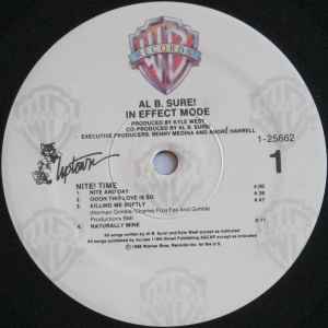 Image of Label Cover of LP - EX/EX - AL B. SURE!, In Effect Mode (Warner Bros. Records; 1-25662, US 1988, Inner), ,  - 2546087S