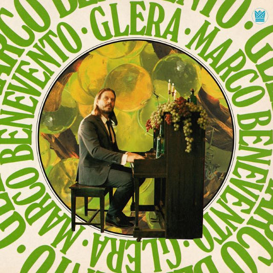 Image of Front Cover of LP - NEW/NEW - MARCO BENEVENTO, Glera (Big Crown Records; BCR205LP-C2, Europe 2026, Coke Bottle Clear Vinyl), , Glera is a genre-bending jazz record that folds in soul and reggae s elastic low end with an open-door sense of possibility. The project began three years ago as a kind of private exercise, with Benevento writing intuitively, inspired by Italian film scores and melody. Over time, those sketches evolved into something broader and more muscular, culminating in the grand majes