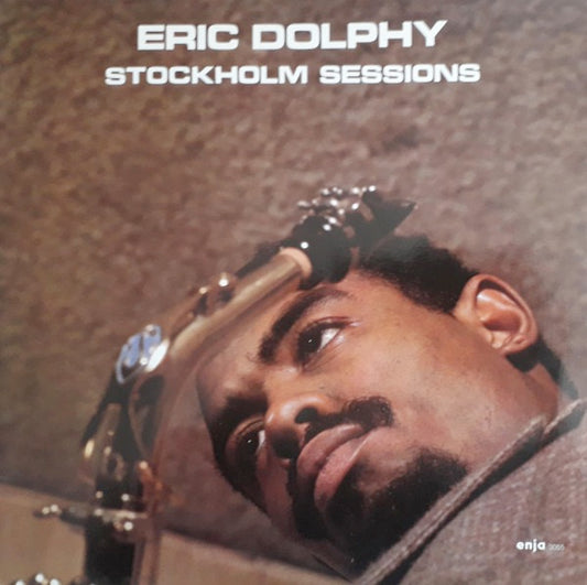 Image of Front Cover of LP - VG/G+ - ERIC DOLPHY, Stockholm Sessions (Enja Records; 3055, Germany 1981, Glossy Sleeve, Mono), Light marks only!,  - 2516272C