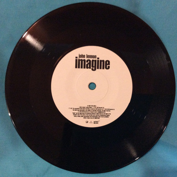 Image of Label Cover of 7" - EX/EX - JOHN LENNON, Imagine (Apple Records ; 5099963102178, Europe 2010, Picture Sleeve, One Sided, Montblanc Special Edition, No Box, Pen Or Booklet), ,  - 2526268E