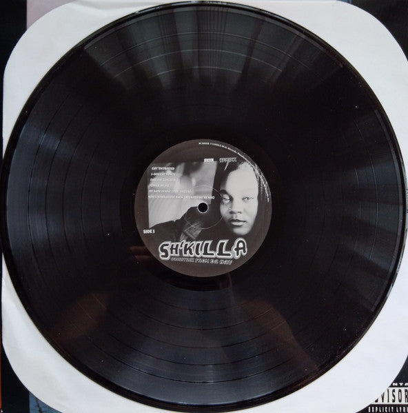 Image of Label Cover of LP - VG/VG - SH'KILLA, Gangstrez From Da Bay (G.W.K. Records; P1 50558, US 1996), A few marks and storage scuffs on record. Sleeve has some wear and creasing at edges, corners, opening and spine. Scuffs too,  - 2516289C