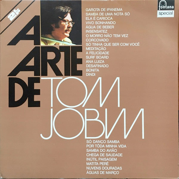 Image of Front Cover of 2xLP - VG/G+ - TOM JOBIM, A Arte De Tom Jobim (Fontana; 6641550, Brazil 1976, Gatefold), Small patch of sticker damage to sleeve. Light marks to discs.,  - 2516317C