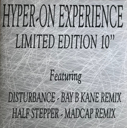 Image of Front Cover of 10" - VG+/G+ - HYPER-ON EXPERIENCE, Disturbance / Half Stepper (Remixes) (Kniteforce Records; KF286, UK 2025, Picture Sleeve), Hairline marks only, plays VG/VG+.,  - 2546189S