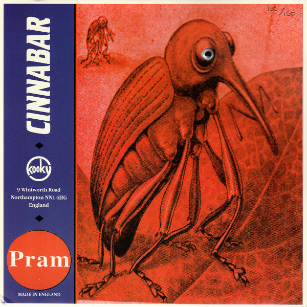 Image of Back Cover of 7" - EX/VG+ - PRAM, The Last Astronaut (Kooky ; KOOKY 004, UK 1997, 3D Moving Eyes Sleeve, Insert And Two Label Inserts, Limited Edition of 150), Strong VG+,  - 2526293E