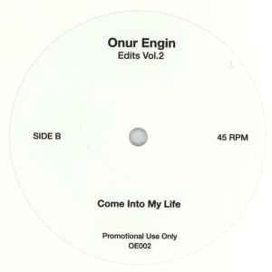 Image of Back Cover of 12" EP - /VG+ - ONUR ENGIN, Edits Vol.2 (OE Edits; OE002, Turkey 2011, White Vinyl), ,  - 2546183S