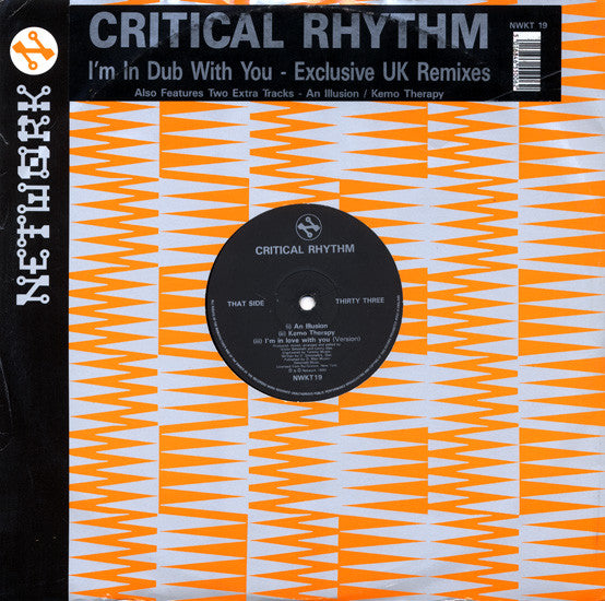 Image of Front Cover of 12" - /VG - CRITICAL RHYTHM, I'm In Dub With You (Network Records ; NWKT 19, UK 1990), Strong VG, couple surface mark only.,  - 2546191S