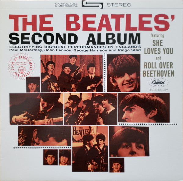 Image of Front Cover of LP - VG+/VG+ - THE BEATLES, The Beatles' Second Album (Capitol Colorband; ST 2080, US 1986 Reissue), ,  - 2526321E