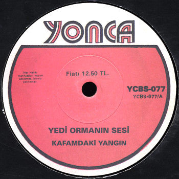 Image of Front Cover of 7" - /VG - YEDI ORMANIN SESI, Kafamdaki Yang n / Karanl k Nehir (Yonca; YCBS-077, UK 2007), A few notable marks,  - 2516335C