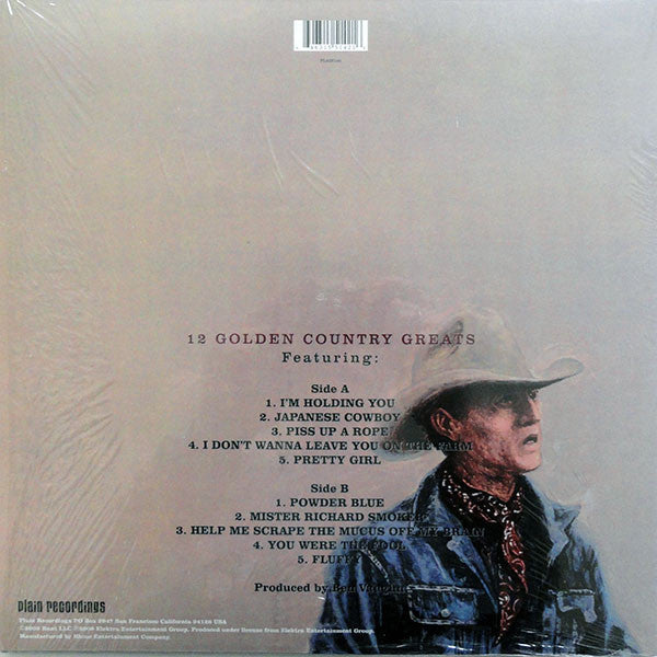Image of Back Cover of LP - VG/VG+ - WEEN, 12 Golden Country Greats (Plain Recordings; PLAIN142, US 2010 Reissue, Inner, Brown Marbled Vinyl), Corner crease,  - 2546159S
