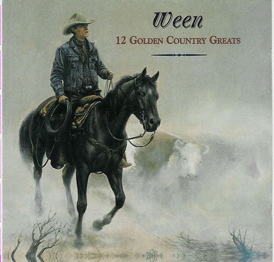 Image of Front Cover of LP - VG/VG+ - WEEN, 12 Golden Country Greats (Plain Recordings; PLAIN142, US 2010 Reissue, Inner, Brown Marbled Vinyl), Corner crease,  - 2546159S