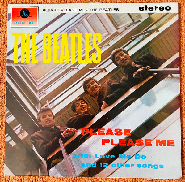 Image of Front Cover of LP - VG+/VG+ - THE BEATLES, Please Please Me (Parlophone Silver/Black - 2 EMI Boxes; PCS 3042, UK 1984 Reissue), ,  - 2526325E