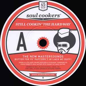 Image of Front Cover of 7" - VG/VG - THE NEW MASTERSOUNDS, Butter For Yo' Popcorn / Vandenburg Suite (Soul Cookers Records; SCR01, France 2004, Textured Sleeve, Insert, Obi + Pinned Card), ,  - 2516342C