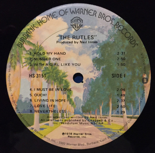 Image of Label Cover of LP - VG/VG+ - THE RUTLES, The Rutles (Warner Bros. Records; HS 3151, US 1978, Booklet & Inner), ,  - 2526330E