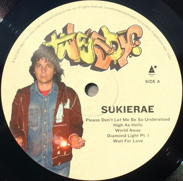 Image of Label Cover of 2xLP - VG+/VG+ - TWEEDY, Sukierae (dBpm Records; 273441, UK 2014, Gatefold, 2 Inners, NO CD, Jeff Tweedy of Wilko), ,  - 2546211S