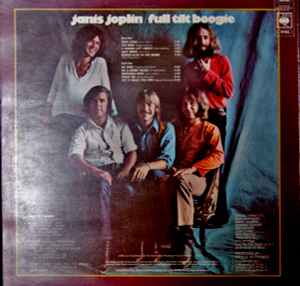 Image of Back Cover of LP - VG/VG - JANIS JOPLIN, Pearl (CBS/Sony; SOPC 57107, Japan 1971, No Obi), ,  - 2526370E