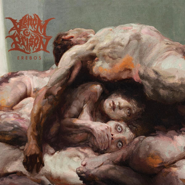 Image of Front Cover of LP - VG+/VG+ - VENOM PRISON, Erebos (Century Media; 19439932251, Europe 2022, Textured Gatefold Sleeve, Insert & Black Inner, Glow In The Dark Vinyl, Limited to 500 Copies), Light edge wear. ,  - 2546209S