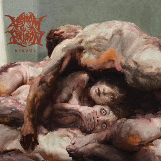 Image of Front Cover of LP - VG+/VG+ - VENOM PRISON, Erebos (Century Media; 19439932251, Europe 2022, Textured Gatefold Sleeve, Insert & Black Inner, Glow In The Dark Vinyl, Limited to 500 Copies), Light edge wear. ,  - 2546209S