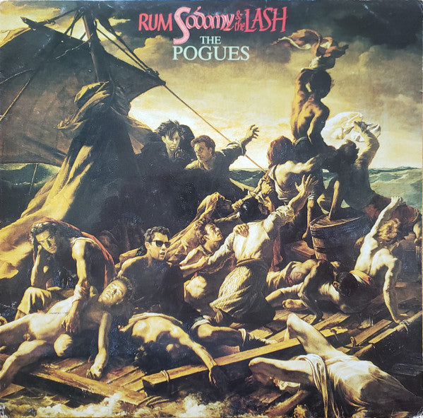 Image of Front Cover of LP - VG/G - THE POGUES, Rum Sodomy & The Lash (Stiff Records Black Labels With Only Stiff Music Publishing Credit On Side 1; SEEZ 58, UK 1985, Inner), Lots of wispy hairlines, All very light and nothing feelable, Strong VG sleeve,  - 2516109C