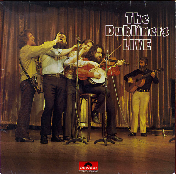 Image of Front Cover of LP - VG/VG+ - THE DUBLINERS, The Dubliners Live (Polydor; 2383 266, Germany 1974, Laminated Sleeve), ,  - 2516353C