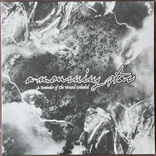 Image of Front Cover of LP - EX/EX - A MOURNING STAR, A Reminder Of The Wound Unhealed (Daze; DAZE064, UK 2023, Insert, Limited to 100 Copies. Blue Vinyl.), Seal opened instore, still in shrinkwrap.,  - 2546233S