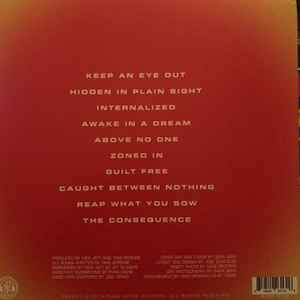 Image of Back Cover of LP - VG+/VG+ - TAKE OFFENSE, Keep An Eye Out (Pure Noise Records; PNE257, US 2019, White & Cyan Aside/Bside W/ Heavy Neon Yellow & Redish Splatter Vinyl, Ltd to 300), Still In Opened Shrinkwrap,  - 2546218S