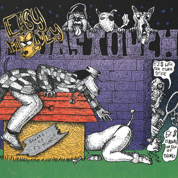Image of Back Cover of LP - VG+/VG+ - EASY MONEY, Rules Of The Game/Midas Touch (Beatdown Hardwear Rec.; BDHW 064, Germany 2017, Insert, Green / Black Marble Vinyl, Ltd to 100), Still In Opened Shrinkwrap With Hype Sticker,  - 2546219S