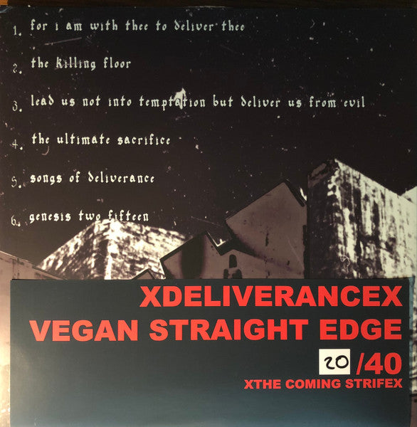 Image of Back Cover of LP - VG+/VG+ - XDELIVERANCEX, The Ultimate Sacrifice (The Coming Strife Records; TCS 070, UK 2022, With Alternate Artwork Wraparound Sleeve, Green Vinyl, Ltd to 40 Numbered), No. 37,  - 2546222S