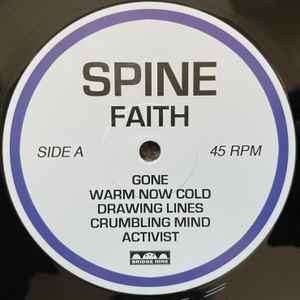 Image of Label Cover of LP - VG+/VG+ - SPINE, Faith (Bridge Nine Records; B9R255, US 2018, Insert, Black Vinyl, Ltd to 700), Still In Opened Shrinkwrap,  - 2546225S