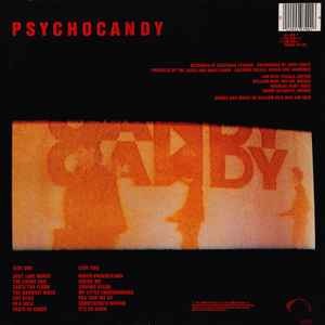 Image of Back Cover of LP - VG/VG - THE JESUS AND MARY CHAIN, Psychocandy (Blanco Y Negro; 240 790-1, Europe 1985, No Inner, Chequered Flag Labels), Strong VG Throughout, A few super fine wispy hairlines, Good gloss, A few light spine and edge pinches, No OIS,  - 2516382C