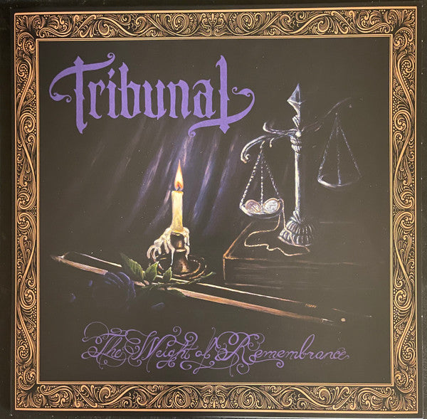 Image of Front Cover of LP - VG+/VG+ - TRIBUNAL, The Weight Of Remembrance (20 Buck Spin; SPIN168, US 2023, Insert & Black Inner, Gold / Bone Merge Vinyl), In hype stickered plastic outer.,  - 2526413E