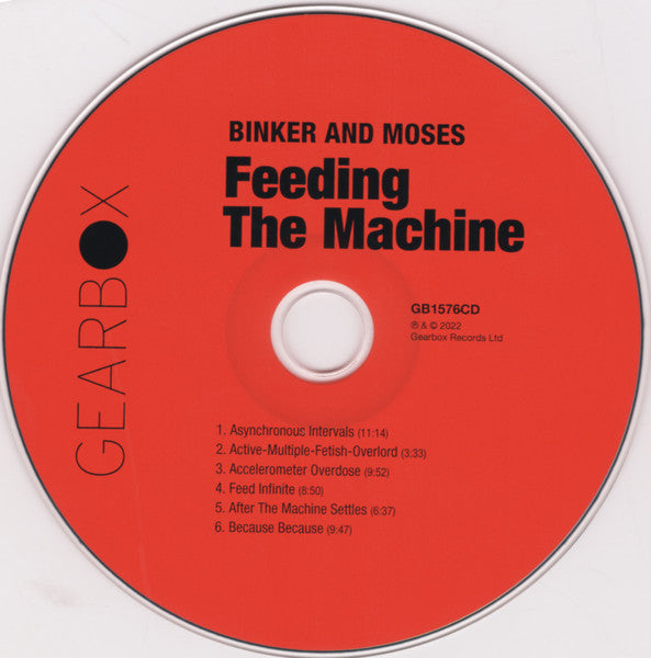 Image of Label Cover of CD - VG+/VG+ - BINKER & MOSES, Feeding The Machine (Gearbox Records; GB1576CD, UK & Europe 2022, Card Sleeve), ,  - 2436151E