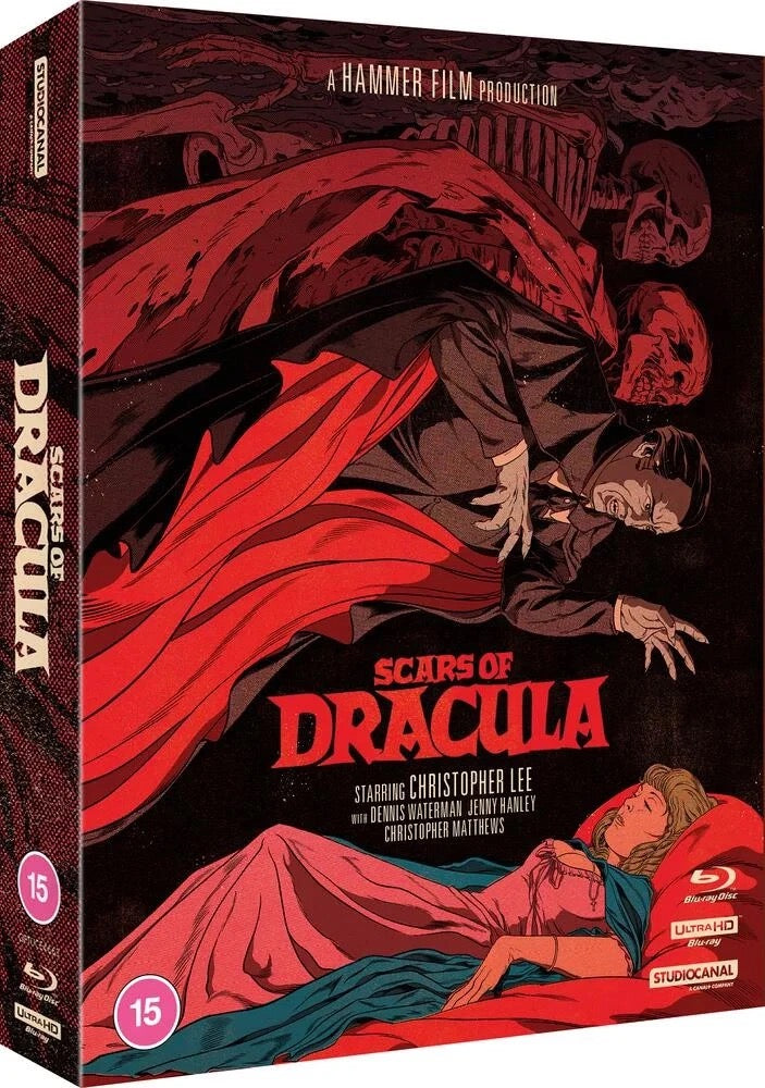 Image of Front Cover of 2xBlu-Ray - M/M - ROY WARD BAKER, Scars Of Dracula (Studio Canal; OPTUCE4663, Europe , Box Set, 2 Booklets, Poster, 4K HD + Blu ray, Limited Edition ), ,  - 2536413E