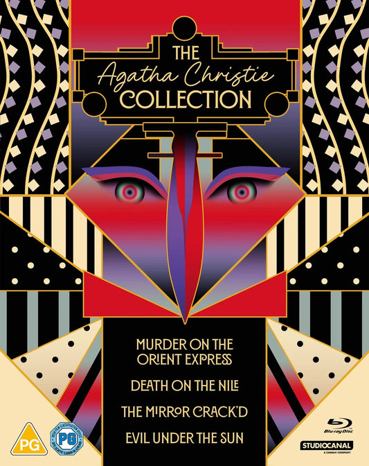 Image of Front Cover of 4xBlu-Ray - M/M - SIDNEY LUMET, BETTER DAVIS, DIANA RIGG, The Agatha Christie Collection (Studio Canal ; OPTBD4633, Europe 2025, Box Set, Booklet, 4 Posters), Sealed,  - 2536414E