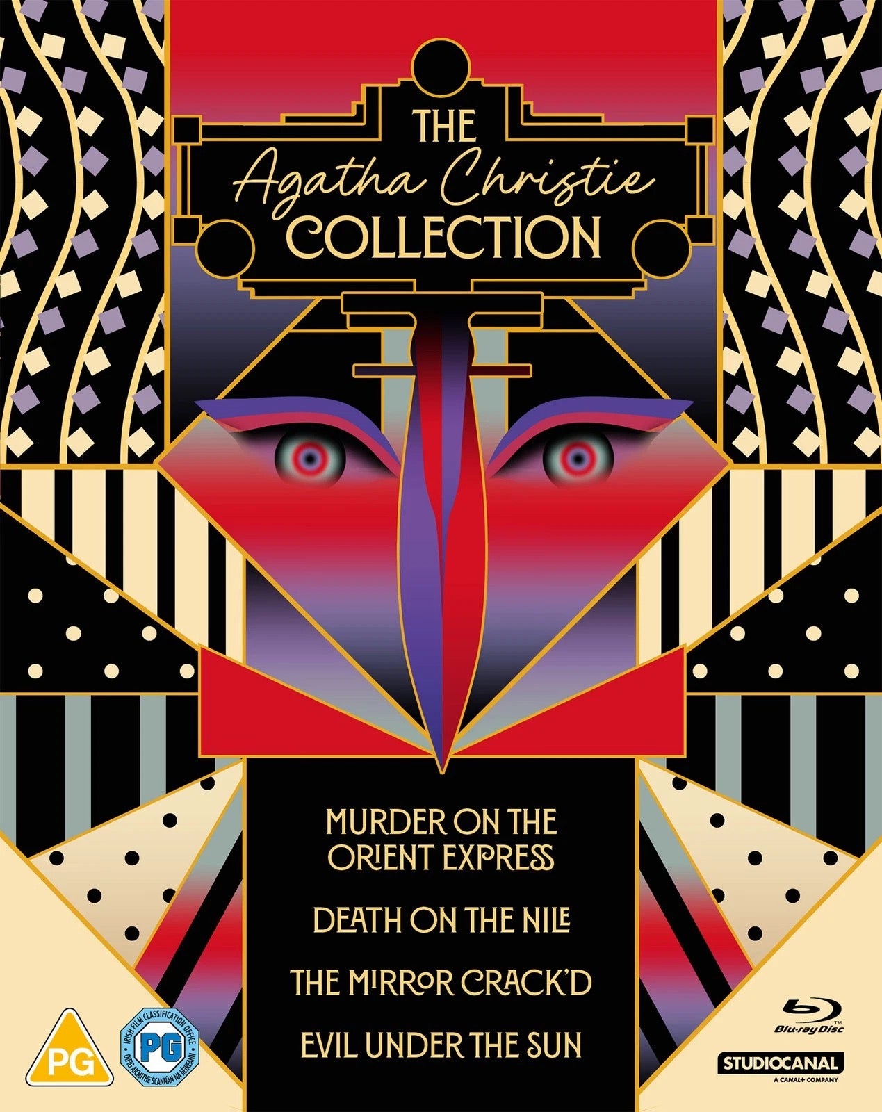 Image of Front Cover of 4xBlu-Ray - M/M - SIDNEY LUMET, BETTER DAVIS, DIANA RIGG, The Agatha Christie Collection (Studio Canal ; OPTBD4633, Europe 2025, Box Set, Booklet, 4 Posters), Sealed,  - 2536414E