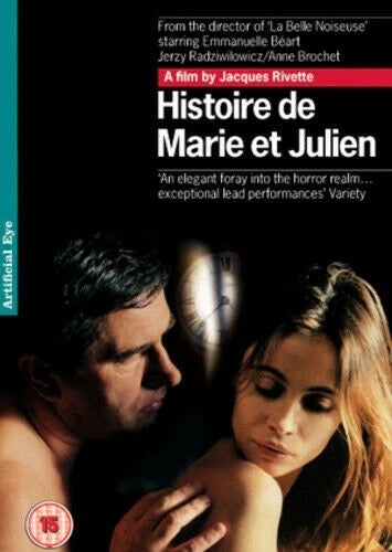 Image of Front Cover of DVD - VG+/VG+ - JACQUES RIVETTE, EMMANUELLE BEART, Histoire De Marie Et Julien (Artificial Eye; 286, UK ), ,  - 2536416E
