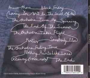 Image of Back Cover of CD - VG+/VG+ - TOM ODELL, Black Friday (UROK; 2645129, Europe 2024), ,  - 2536406E