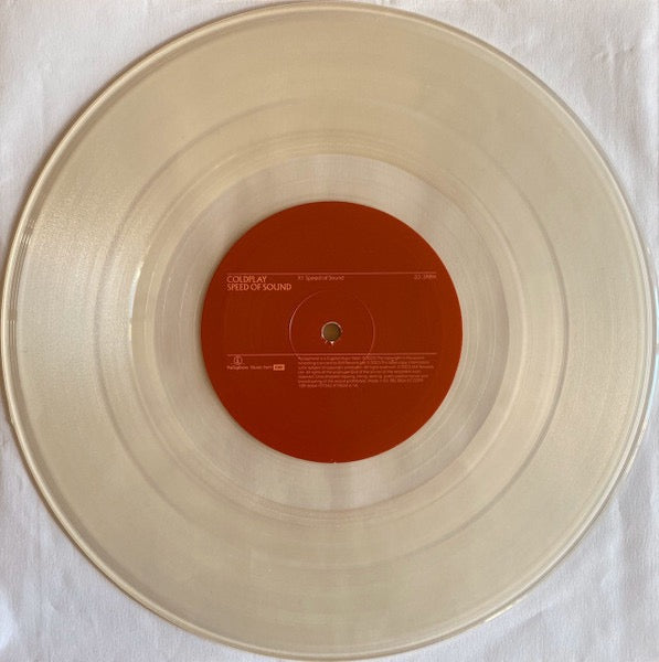 Image of Label Cover of 10" - VG/VG - COLDPLAY, Speed Of Sound (Parlophone; 10R 6664, UK 2005, Clear Vinyl), ,  - 2516457C