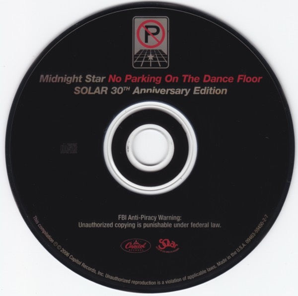Image of Label Cover of CD - VG+/VG+ - MIDNIGHT STAR, No Parking On The Dance Floor (Capitol Records; 09463-59450-2-7, US 2006 Reissue, Jewel Case), ,  - 2516448C