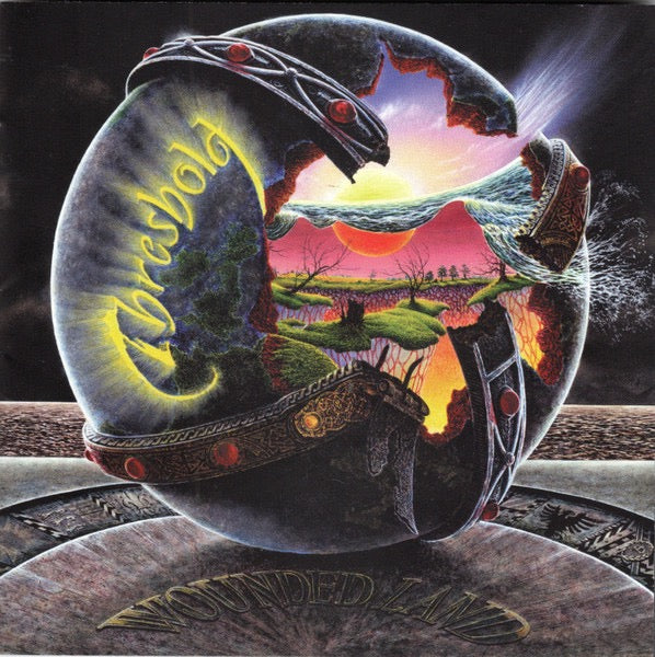 Image of Front Cover of CD - VG+/VG+ - THRESHOLD, Wounded Land (2024 Remix) (Nuclear Blast Records; NBR 72332, Europe 2024 Reissue, Jewel Case), ,  - 2516454C