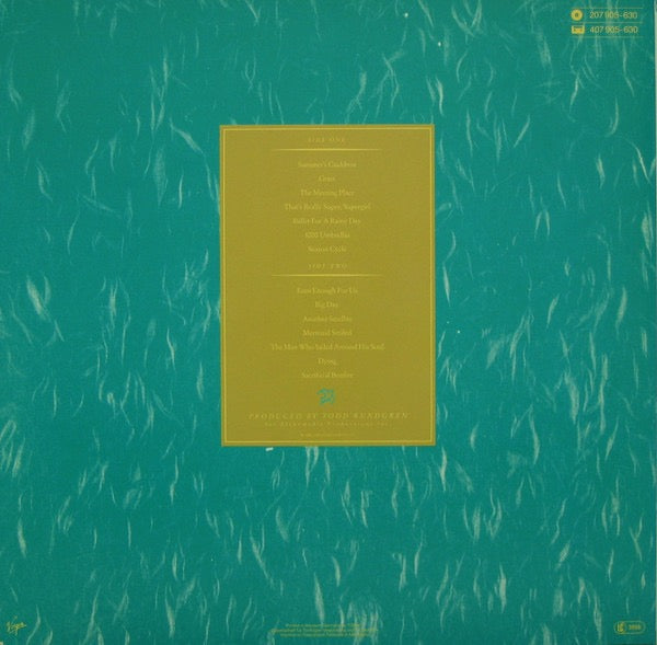 Image of Back Cover of LP - VG/G - XTC, Skylarking (Virgin; 207 905, Europe 1986, Inner), ,  - 2516469C