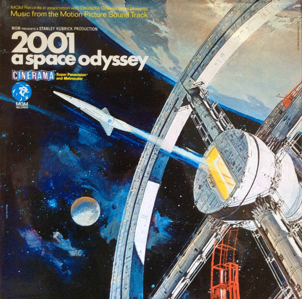 Image of Front Cover of LP - VG/VG - VARIOUS, 2001: A Space Odyssey (Music From The Motion Picture Sound Track) (MGM Blue and Gold; MGM CS 8078, UK 1968, 2g/2g matrix), Edge creasing/laminate bubbling. ,  - 2526441E