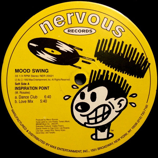 Image of Front Cover of 12" - /VG - MOOD SWING, Inspiration Point (Nervous Records; NER 20021, US 1992), Strong VG with light marks only, plays VG+.,  - 2546328S