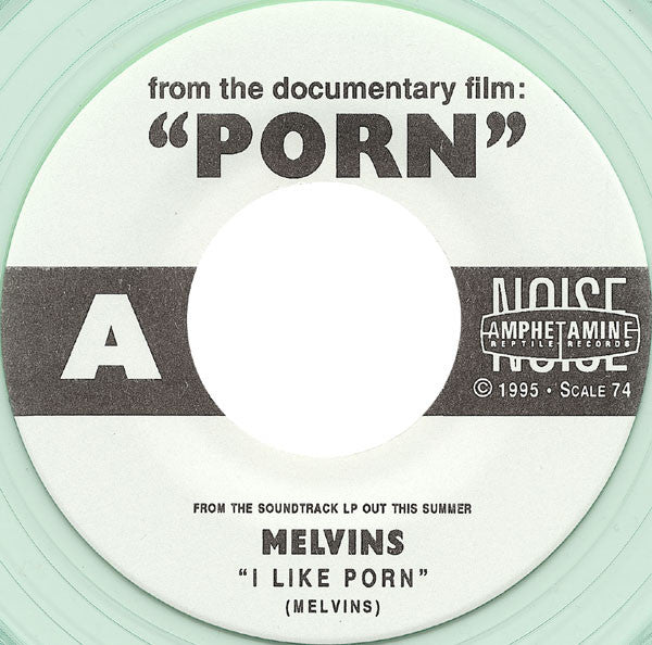 Image of Label Cover of 7" - EX/EX - MELVINS / GUV'NER, Porn 2 (Amphetamine Reptile Records ; SCALE 74, US 1995, Picture Sleeve), ,  - 2526501E