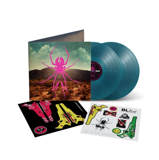 Image of Front Cover of 2xLP - NEW/NEW - MY CHEMICAL ROMANCE, Danger Days: The True Lives of the Fabulous Killjoys (Deluxe Edition) (Reprise; 93624819998, Europe 2026 Reissue, Indie Exclusive 2LP 40g Sea Blue Vinyl, Character Sticker Sheets & 3D Craft Paper), , My Chemical Romance’s Danger Days: The True Lives of the Fabulous Killjoys Deluxe Edition 2LP set includes a remastered album, nine unreleased and rare bonus tracks including the “Mad Gear & Missile Kid’ EP, “Zero Percent”, and the band’s cover of “C