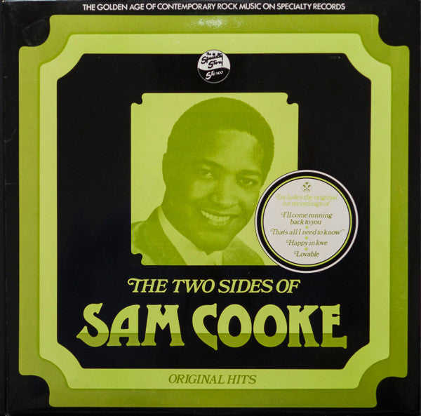 Image of Front Cover of LP - VG/VG - SAM COOKE, The Two Sides Of Sam Cooke (Specialty; SNTF 5009, UK 1972, Picture Sleeve), ,  - 2626033E