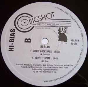 Image of Back Cover of LP - /VG - HI-BIAS, Hi-Bias (Blast Records ; BL-015, Canada 1990), ,  - 2646041S